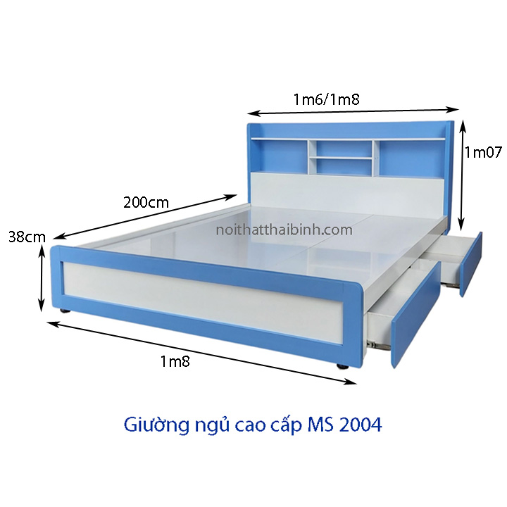 kich thuoc giuong ngu cao cap 2004