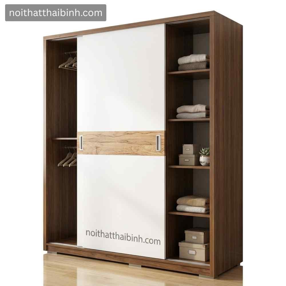 Tủ quần áo cánh trượt hiện đại Tủ quần áo cánh trượt hiện đại