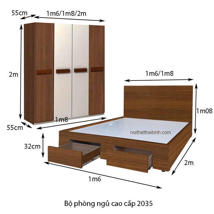 kich thuoc bo phong ngu cao cap 2035