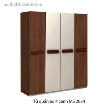 Tủ quần áo 4 cánh 1m8 hiện đại