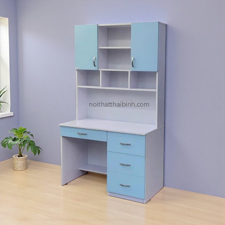 Bàn học có kệ sách dành cho bé