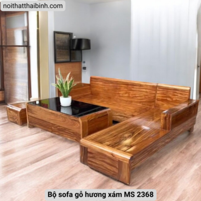 Bộ sofa gỗ hương xám MS 2368 Bộ sofa gỗ hương xám MS 2368