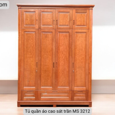 Tủ quần áo cao sát trần