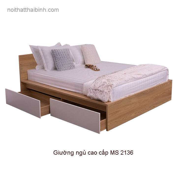 Giường ngủ melamine chống trầy