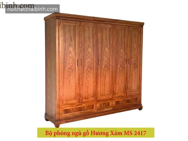 Tủ quần áo gỗ tự nhiên vân hương xám Tủ quần áo gỗ tự nhiên vân hương xám