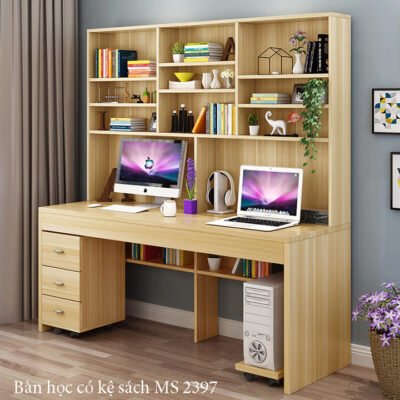 Bàn học có kệ sách MS 2397