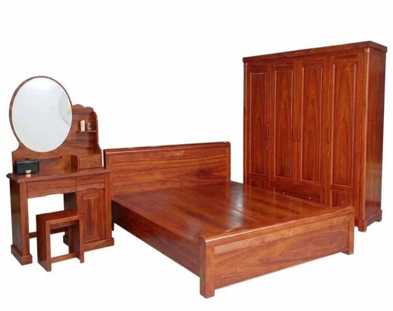 Không gian phòng ngủ hoàn thiện với giường ngủ cao cấp