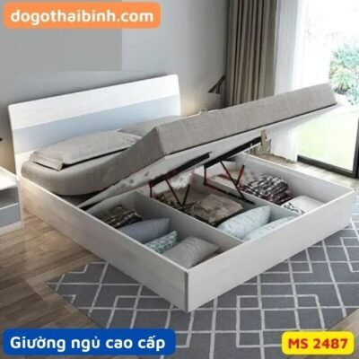 Giường ngủ cao cấp MS 2487 – Nội thất TPHCM giá tốt