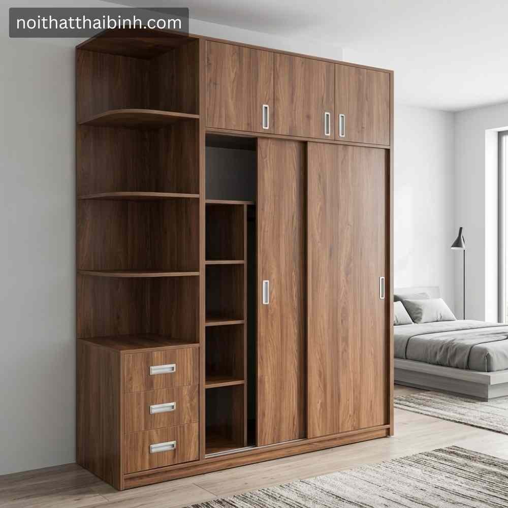 Tủ áo cao áp trần đẹp hiện đại Tủ áo cao áp trần đẹp hiện đại