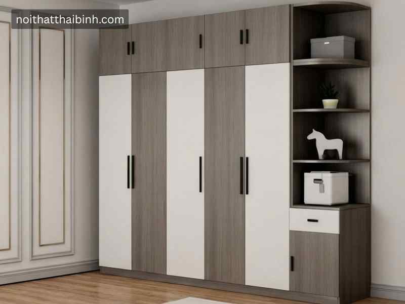 Tủ quần áo phòng ngủ hiện đại