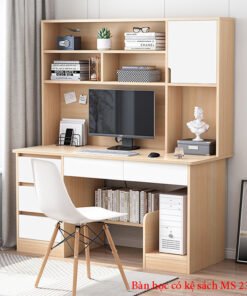 Bàn học có kệ sách