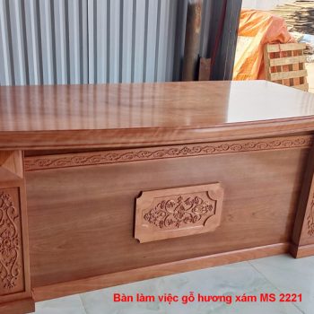 Bàn làm việc gỗ tự nhiên