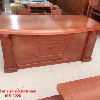 Bàn làm việc gỗ tự nhiên