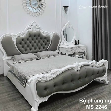 Bộ giường ngủ bàn trang điểm MS 2246