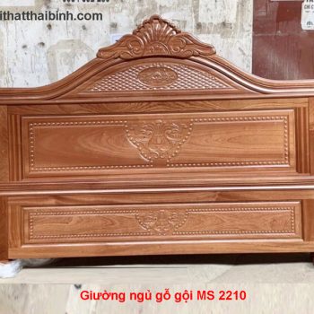 Giường ngủ gỗ gội MS 2210