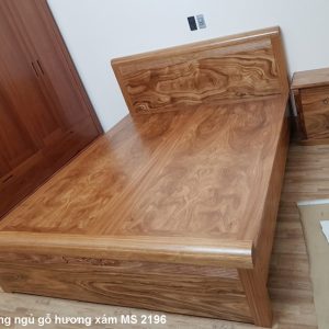 Giường ngủ gỗ hương xám MS 2196