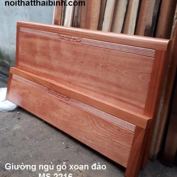 Giường ngủ gỗ xoan đào MS 2216