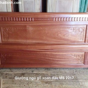 Giường ngủ gỗ xoan đào 2217