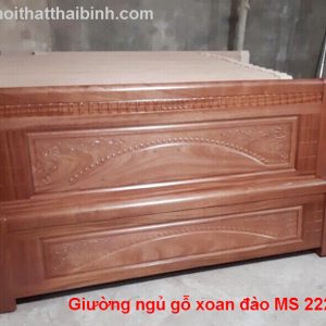 Giường ngủ gỗ xoan đào MS 2220