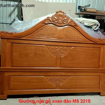 Giường ngủ gỗ xoan đào MS 2215