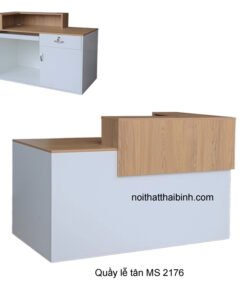 Quầy lễ tân hiện đại cao cấp dát vàng MS 9570 Giá 2m0 x 2m0 = 28.000.000 34 Quầy tiếp tân đẹp cao cấp