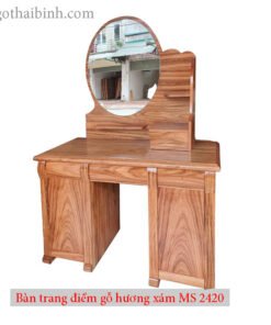 Bàn trang điểm gỗ hương xám