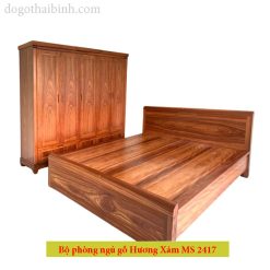 Bộ phòng ngủ gỗ hương xám