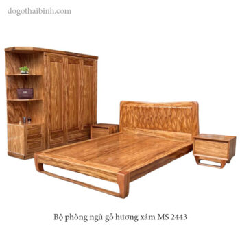 Bộ phòng ngủ gỗ hương xám