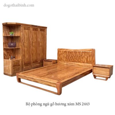 Bộ phòng ngủ gỗ hương xám
