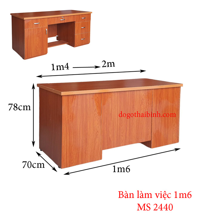 kich thuoc ban lam viec 1m6 2440