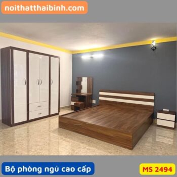 Bộ phòng ngủ cao cấp melamine