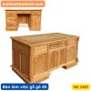 Bàn làm việc gỗ gõ đỏ 1m2