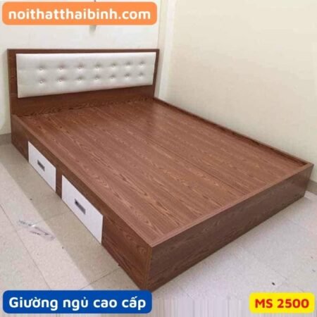 Giường ngủ cao cấp 1m6 melamine