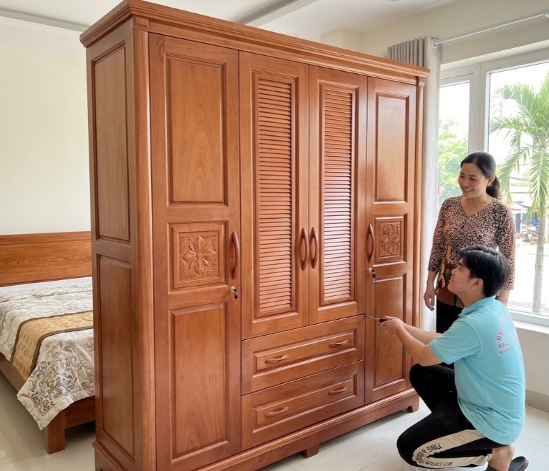 Tủ áo gỗ đẹp chất lượng MS 2149