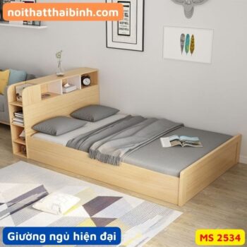 Giường ngủ có kệ đầu giường