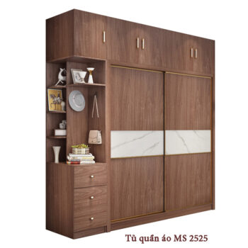 Tủ quần áo cao áp trần hiện đại