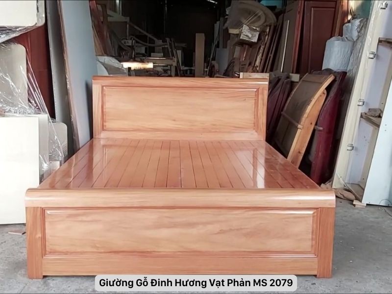 Giường gỗ Đinh Hương vạt phản