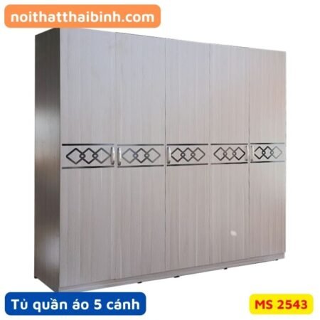 Tủ quần áo 5 cánh 2m4