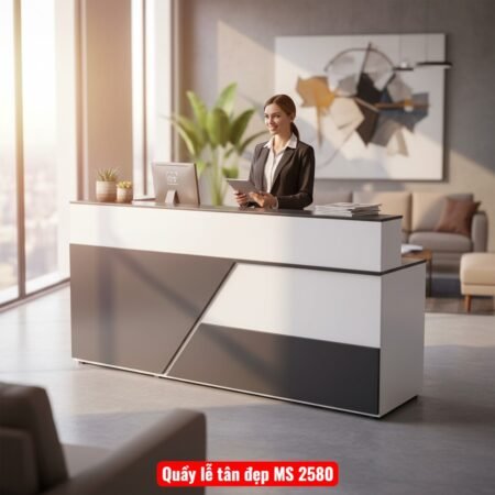 Quầy lễ tân đẹp tại TP HCM