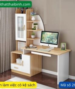 Bàn làm việc kệ sách