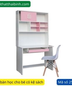 Bộ bàn học cho bé có kệ sách