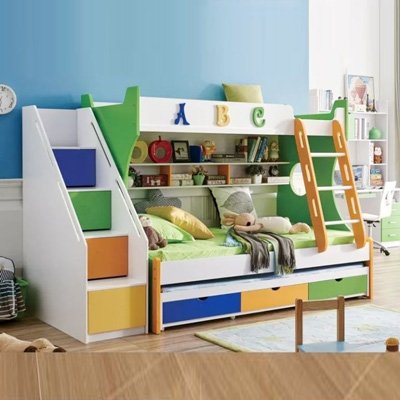 Giường tầng trẻ em đẹp xinh xắn MS 2572 11 giuong 2572