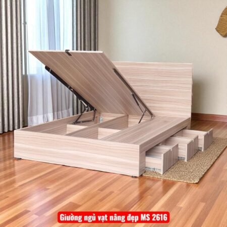 Giường ngủ vạt nâng đẹp