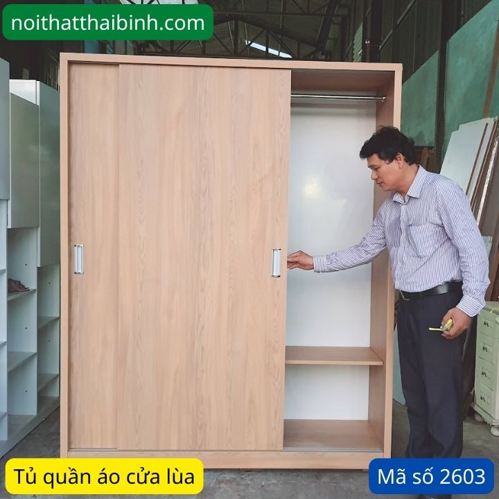 Mẫu tủ quần áo cửa lùa đẹp