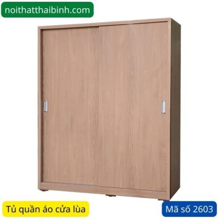 Mẫu tủ quần áo cửa lùa đẹp 2022