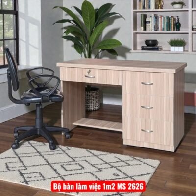 Bộ bàn làm việc 1m2 MS 2626