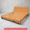 Giường chân quỳ gỗ tự nhiên vân gõ MS 2767 2 Giường chân quỳ gỗ tự nhiên vân gõ MS 2767