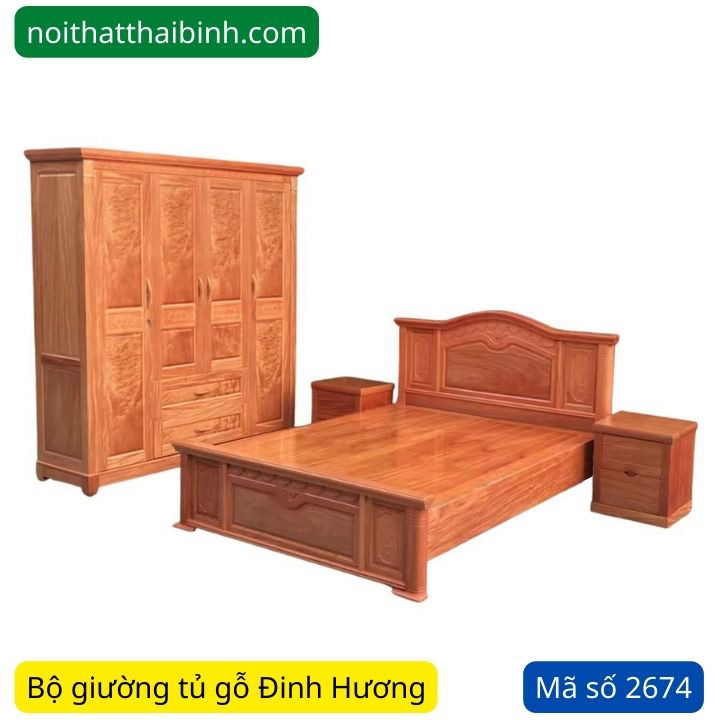 Nơi bán bộ giường tủ gỗ Đinh Hương
