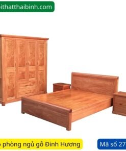 Bộ phòng ngủ gỗ Đinh Hương