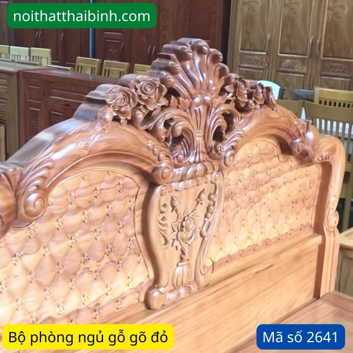 Bộ giường tự phòng ngủ gỗ tự nhiên